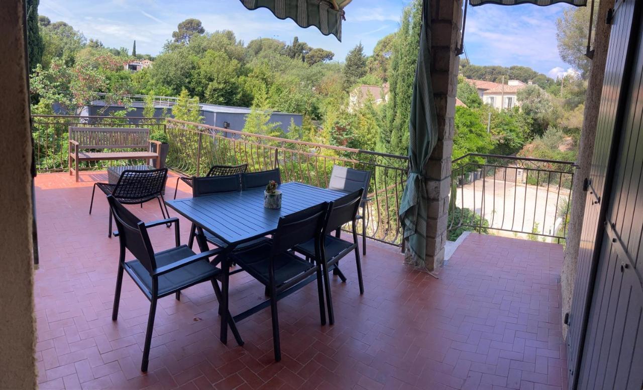 Haut De Villa Avec Terrasse Privative Jardin Et Parking Tout Pres Des Plages Toulon Exterior foto