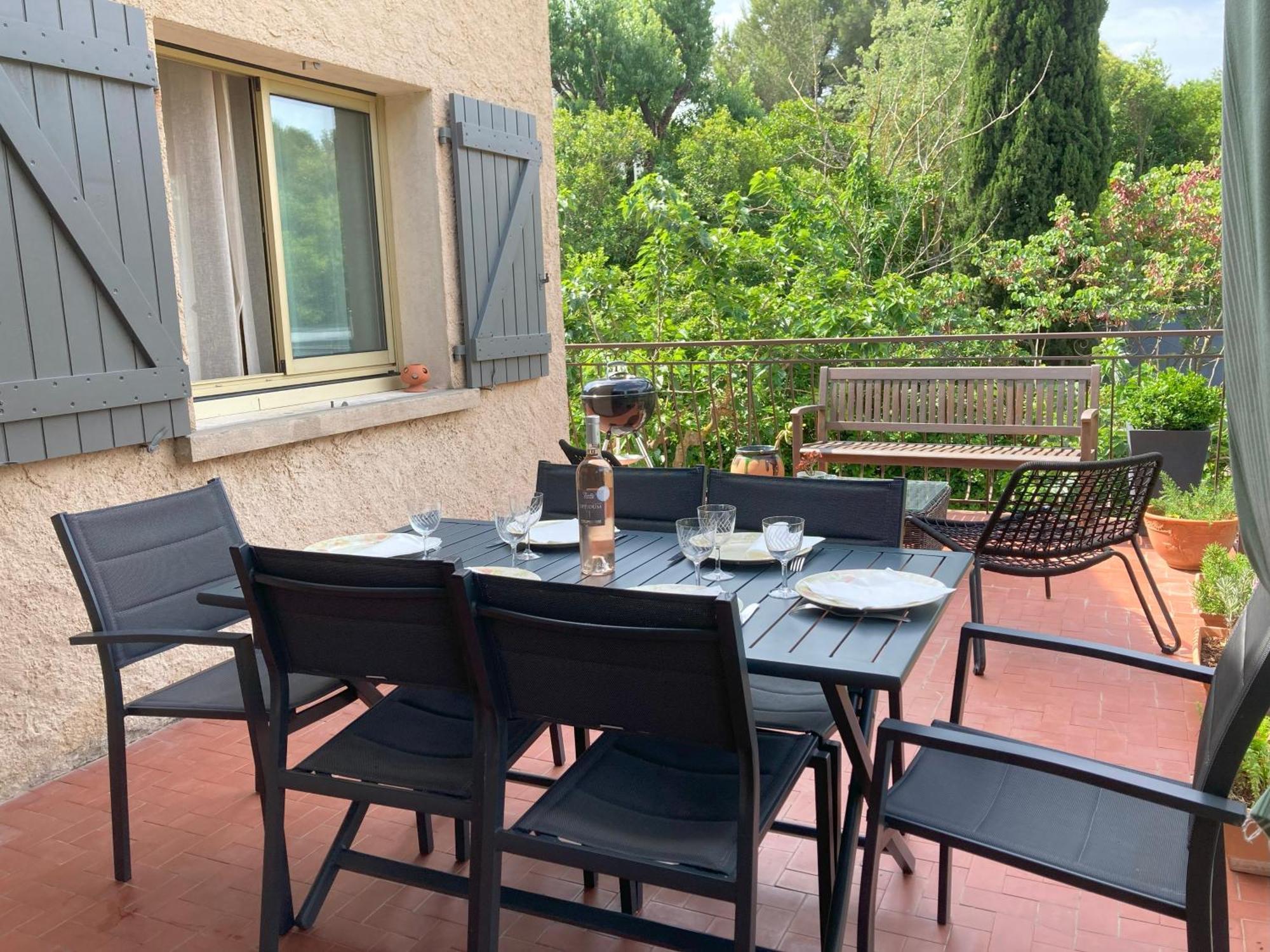 Haut De Villa Avec Terrasse Privative Jardin Et Parking Tout Pres Des Plages Toulon Exterior foto