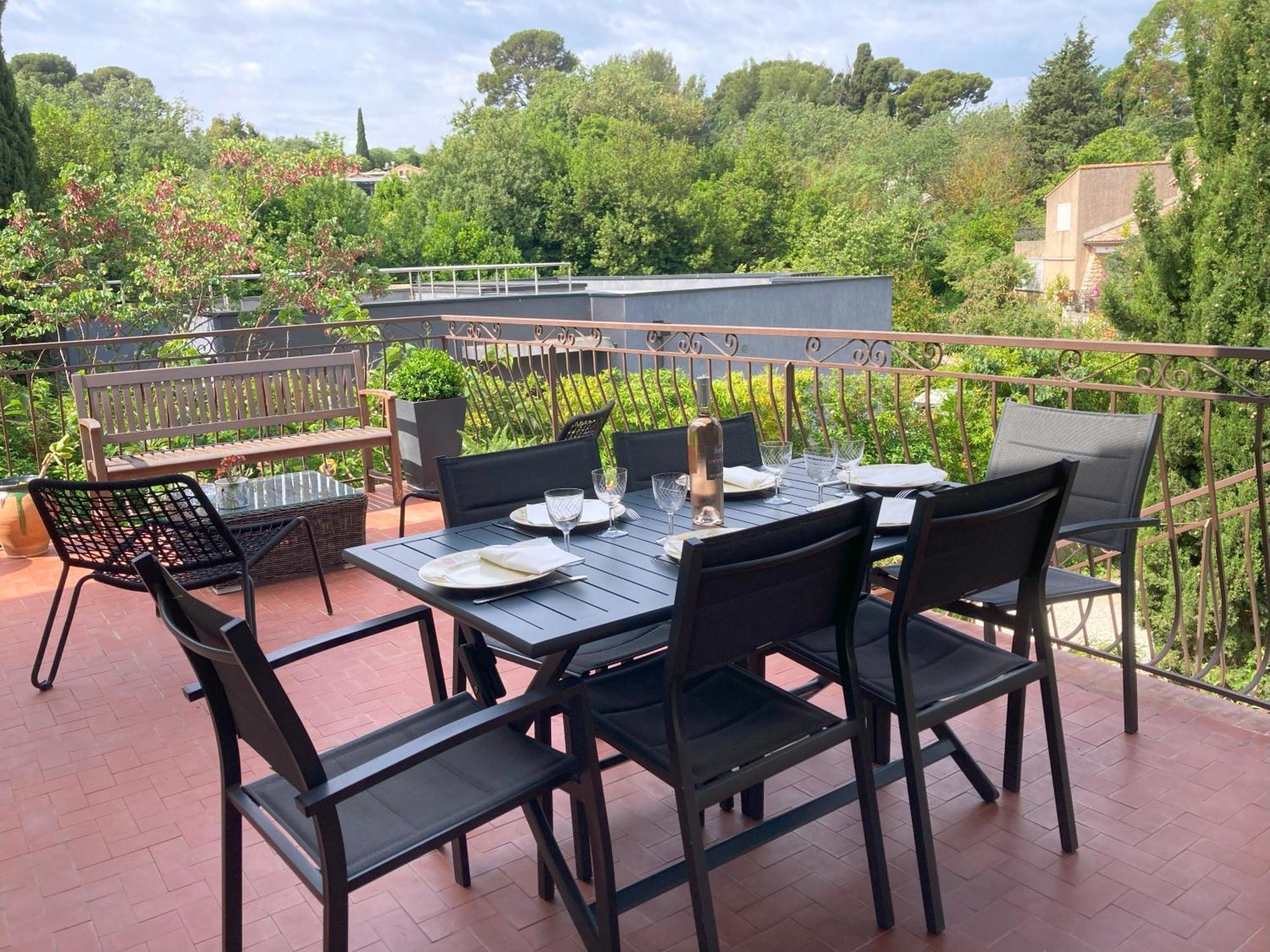 Haut De Villa Avec Terrasse Privative Jardin Et Parking Tout Pres Des Plages Toulon Exterior foto